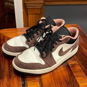 Nike Jordan 1 Low Color Mocha Mens Size 11